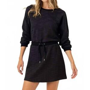NEW SUNDAYS atlas mini dress in black